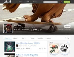 Music Social Network Whyd to revamp user profile pages to put the emphasis on you & your music