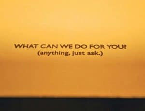 How can I help you if you don’t know what you need?