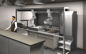 robot cuisine fast-food - Rude Baguette
