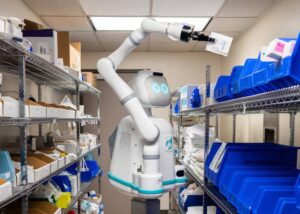 Moxi, a hospital robot helping to combat nurse burnout Moxi helps hospital nurse