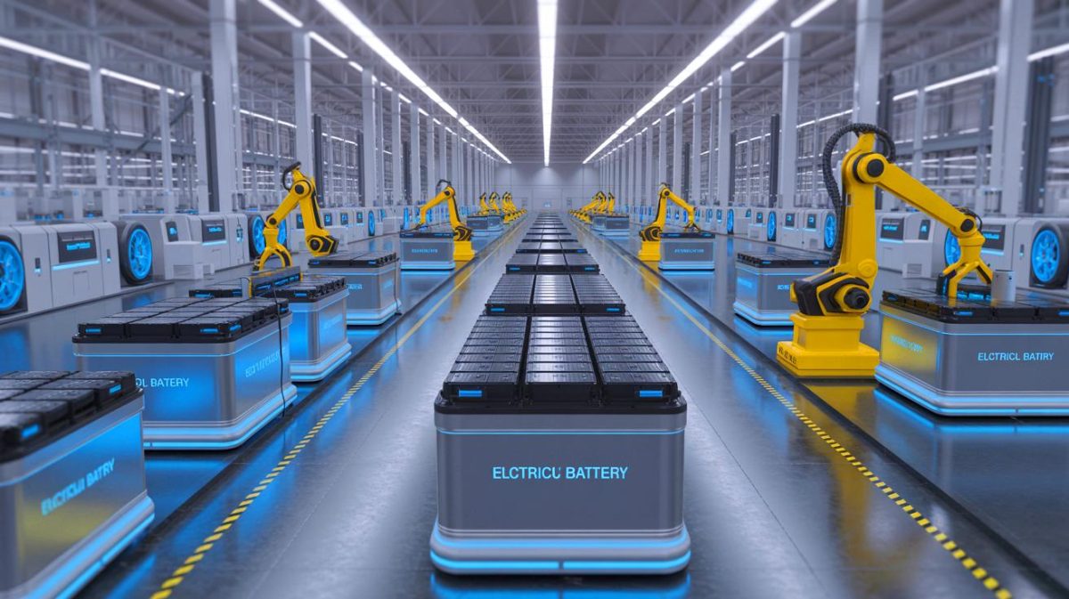Illustration of Altilium's innovative recycled EV battery manufacturing process. Image generated by AI.