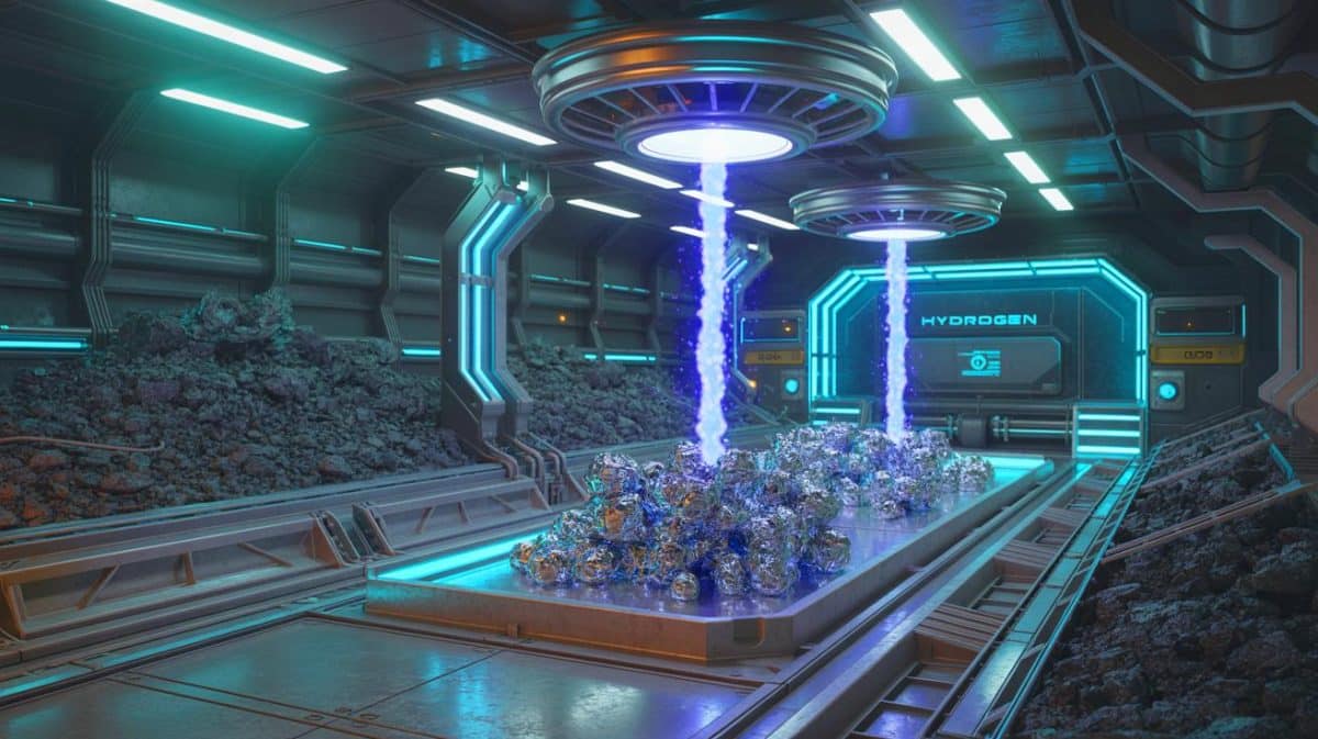 “Green Battery Revolution Begins”: New Nickel Extraction Cuts Emissions by 84% and Could Transform the Entire EV Industry Illustration of revolutionary nickel extraction using hydrogen plasma to reduce emissions (AI-generated, non-realistic illustration). Credit: Ideogram.