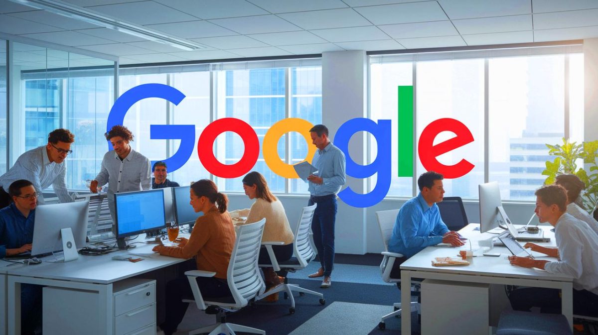 Illustration of Google's new office attendance mandate and its impact on remote work policies (AI-generated, non-realistic illustration). Credit: Ideogram.
