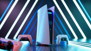 Illustration of Sony's vision for the future of gaming with the anticipated PS6. Image generated by AI.