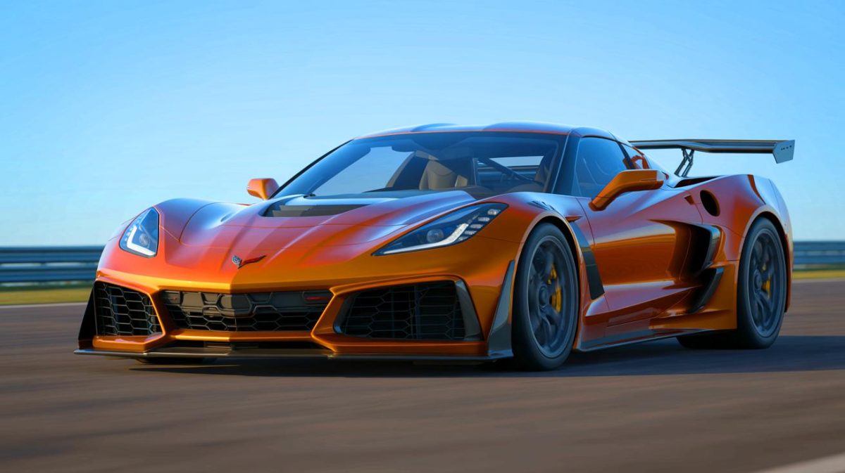 Illustration of Chevrolet's first hypercar, the Corvette ZR1X, showcasing its powerful design and advanced features. Image generated by AI.