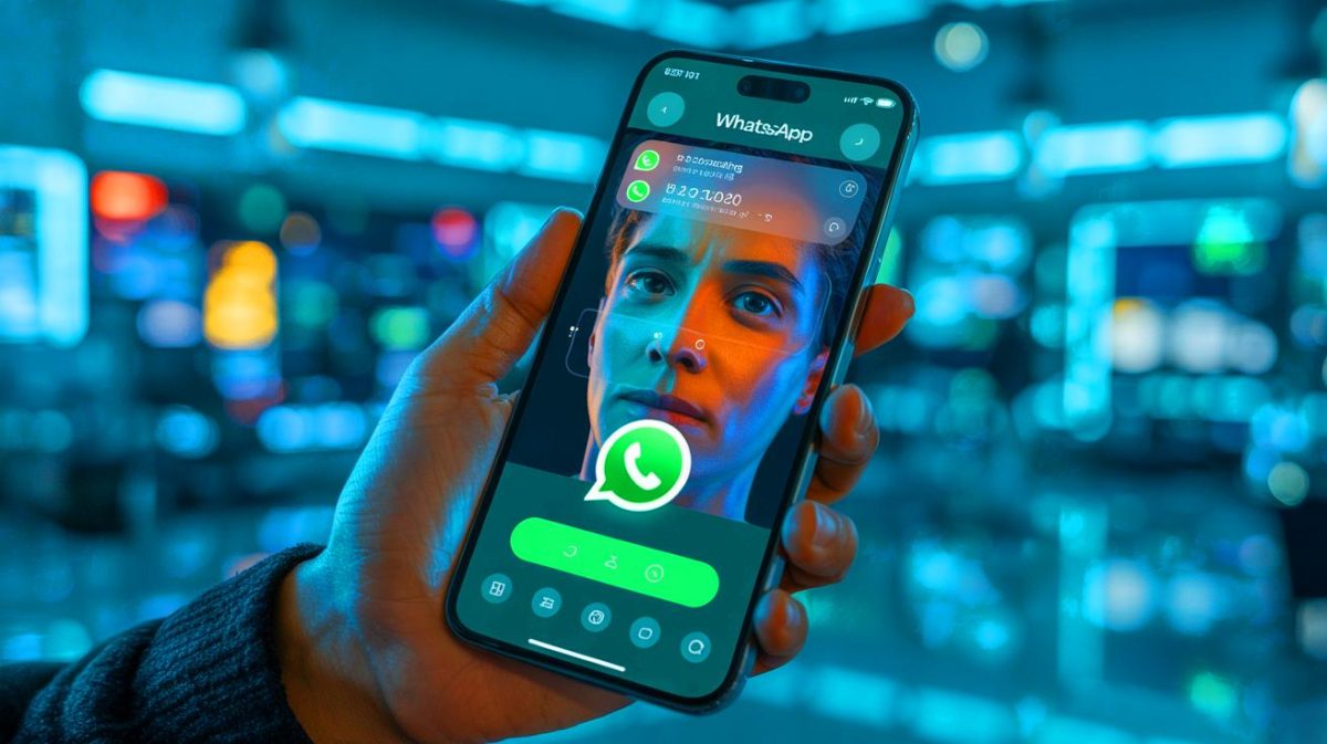 Illustration of WhatsApp's new feature with unique identifiers and PIN codes enhancing messaging security. Image generated by AI.