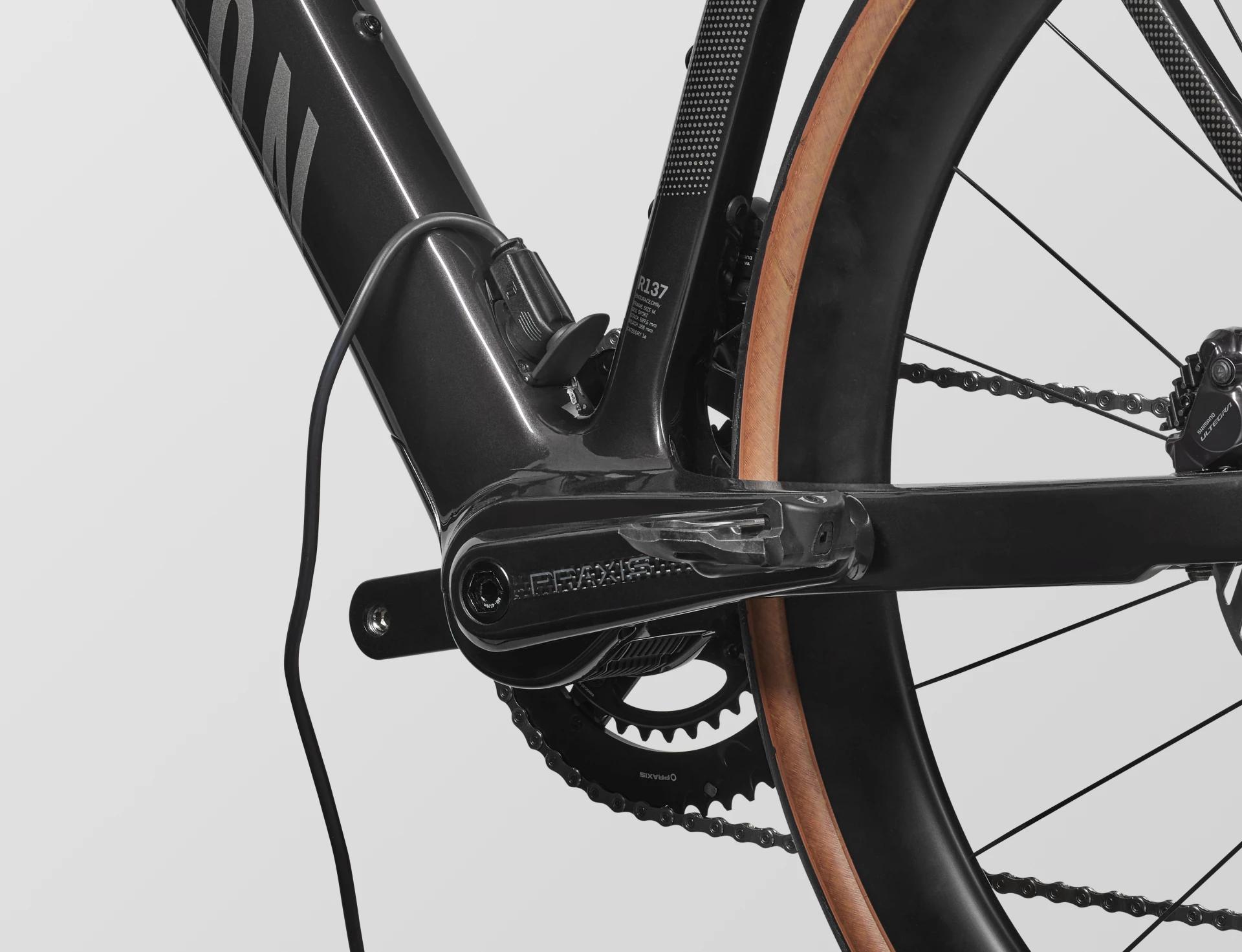 The TQ HPR40 system is crafted to fit seamlessly into the bicycle