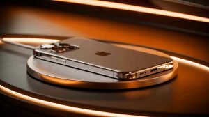 Illustration of the iPhone 17 Air showcasing its portless design and wireless charging capabilities.
