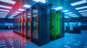 Illustration of Japan's FugakuNEXT supercomputer development initiative.