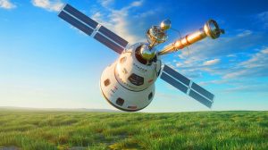 Illustration of SpaceX's Dragon capsule returning to Earth with 6,700 pounds of innovative gear from the ISS.