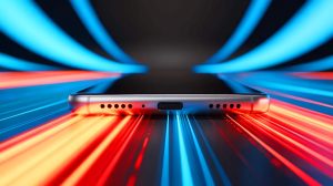 Illustration of the iPhone 17 Air showcasing its portless, ultra-slim design.