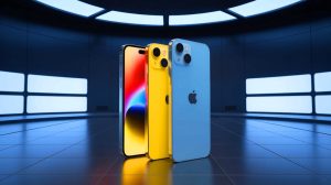 Illustration of the upcoming iPhone 17 series showcasing its thinner design and innovative features.