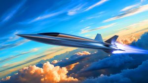 Illustration of the Talon-A hypersonic test vehicle powered by advanced H13 rocket engines.