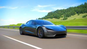Illustration of Tesla's groundbreaking suction technology enhancing vehicle traction for unprecedented acceleration.