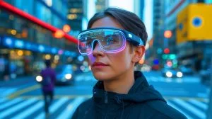Illustration of Meta's innovative smart glasses and augmented reality devices shaping the future of digital interaction.