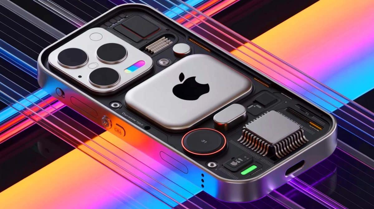 Illustration of OpenAI's venture into hardware development with Jony Ive.