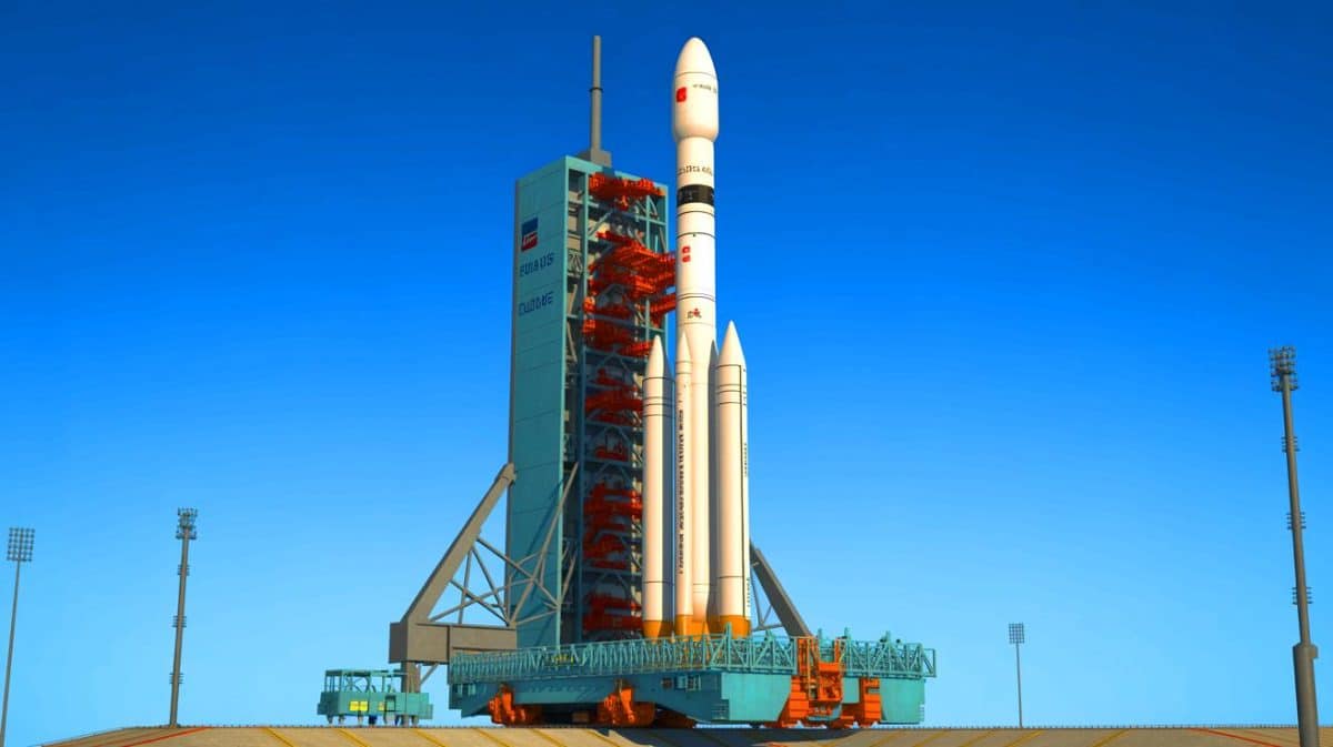 “We Just Stole Their Technology”: China’s Secret Rocket Test Reveals How They Copied SpaceX To Launch 26,000 Satellites And Crush America Illustration of China's Tianlong-3 rocket undergoing a successful full-scale ground test.