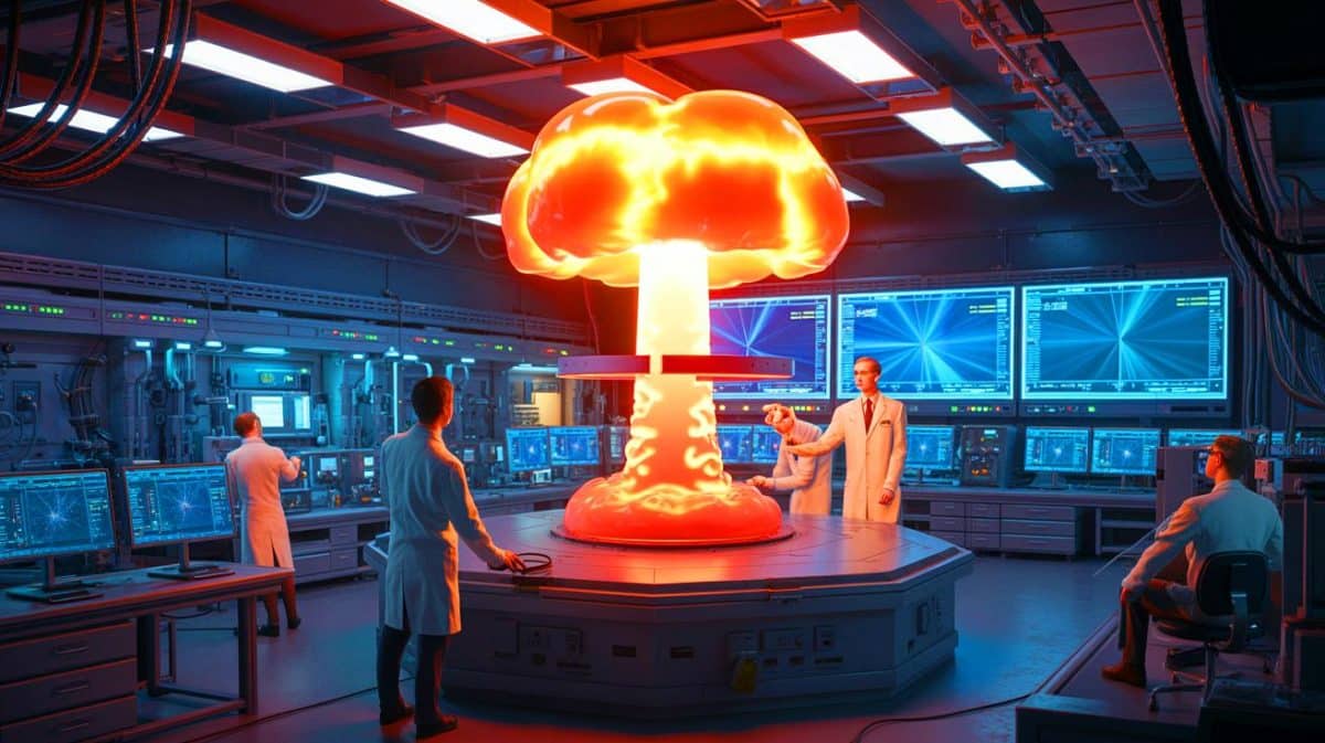 “Chinese Scientists Test Cluster Nukes”: Lab Experiments Show Triple Warheads Can Quadruple Damage As Fears Of New Arms Race Intensify Illustration of a missile in flight.