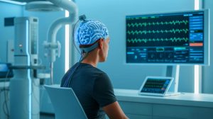 Illustration of Neuralink Brain Implant Trials Expanding Globally.