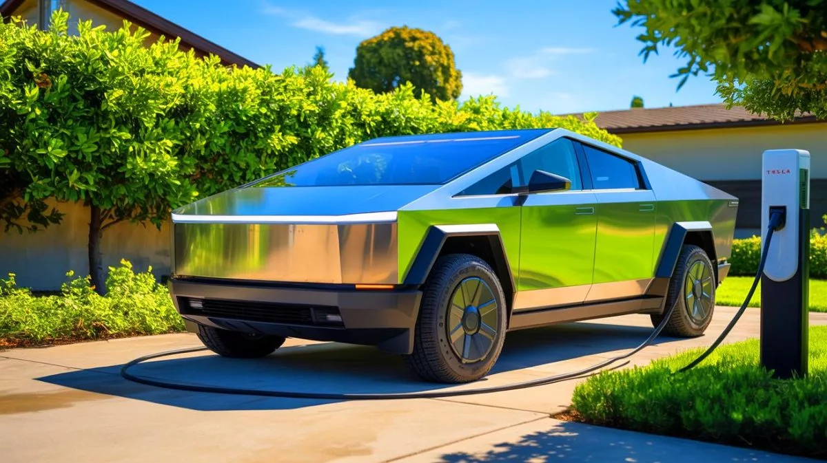 “Left Tesla Plugged In For Two Weeks, Came Back To A $100,000 Paperweight”: Simple 12-Volt Battery Killed Entire Cybertruck Illustration of a Tesla Cybertruck left plugged in but unresponsive after two weeks.