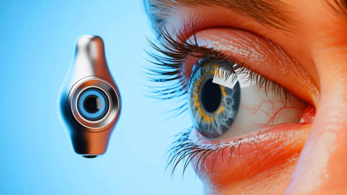 “Blind People Will See Again”: Revolutionary Eye Implant Bypasses Damaged Corneas, Beaming Images Directly To The Retina Illustration of a tiny implant bypassing the cornea to project images onto the retina.