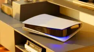 “Optional Disc Drive Accessory”: Sony’s PS6 Removes Built-In Blu-ray Player for More Compact and Cost Efficient Design Illustration of the potential design and features of the upcoming PlayStation 6 console.