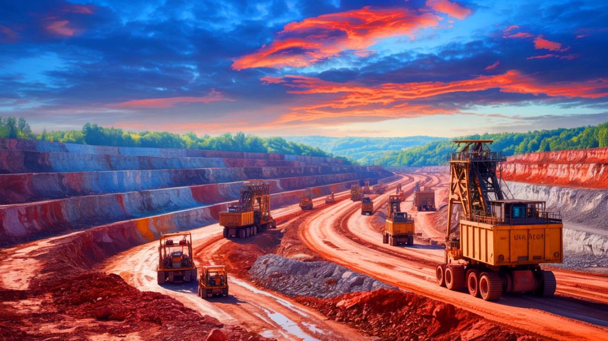 Illustration of Serbia's Timok district copper and gold deposits discovery.