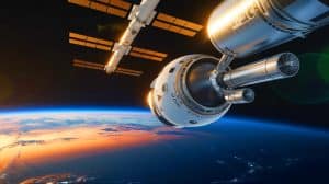 “SpaceX Steals Russia’s Space Job”: Dragon Spacecraft Equipped With Revolutionary Thruster System to Boost International Space Station Using Draco Engines Illustration of a Dragon spacecraft approaching the International Space Station for docking.