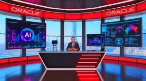 “He Just Became Richer Than Everyone”: Larry Ellison’s $300 Billion AI Deal That Makes Him The World’s Most Powerful Man Illustration of Larry Ellison and Oracle's rise in the AI sector.