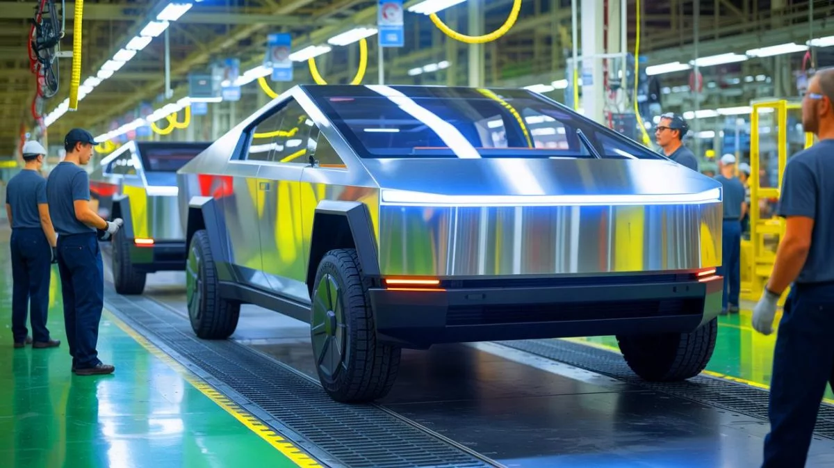 “We Promised $39,900 But Charged $100,000”: Tesla’s Cybertruck Price Disaster Forces Emergency Cuts As Sales Convert Below 5 Percent Despite 1.9 Million Reservations Illustration of Tesla Cybertruck Facing Pricing and Production Challenges in the Electric Vehicle Market.
