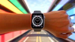 Illustration of the Apple Watch Series 11 showcasing its new features and design.