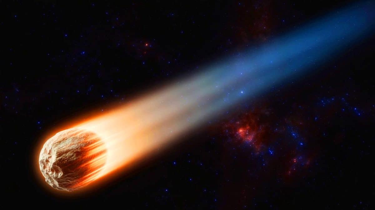 “Alien Rocks Are Hitting Earth Right Now”: Scientists Track Interstellar Comet While Harvard Claims Space Debris Isn’t From Here Illustration of the interstellar comet 3I/ATLAS journeying through our solar system.
