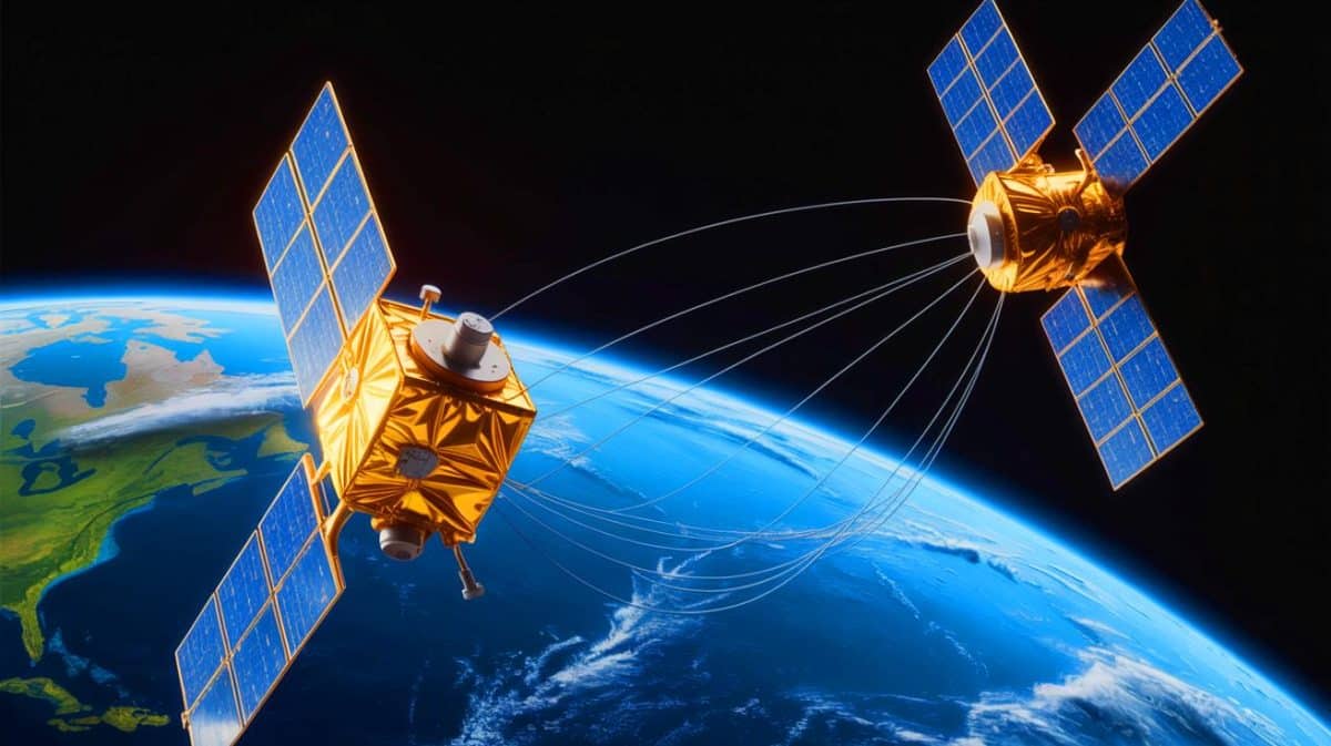 “Scientists Call It Earth’s Hidden Shift”: Satellites Caught A 4,350-Mile Gravity Anomaly In 2007 Linked To Mysterious Mantle Phase Change Illustration of a satellite detecting a gravity anomaly over the eastern Atlantic Ocean.
