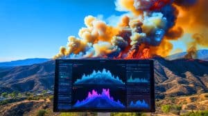 Illustration of AI-generated evidence used in the Palisades Fire legal case.