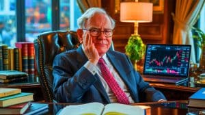 Illustration of Warren Buffett Emphasizing the Importance of Strategic Partnerships and Long-Term Investment Vision.