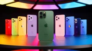 Illustration of the iPhone 17 series, highlighting the iPhone Air model.