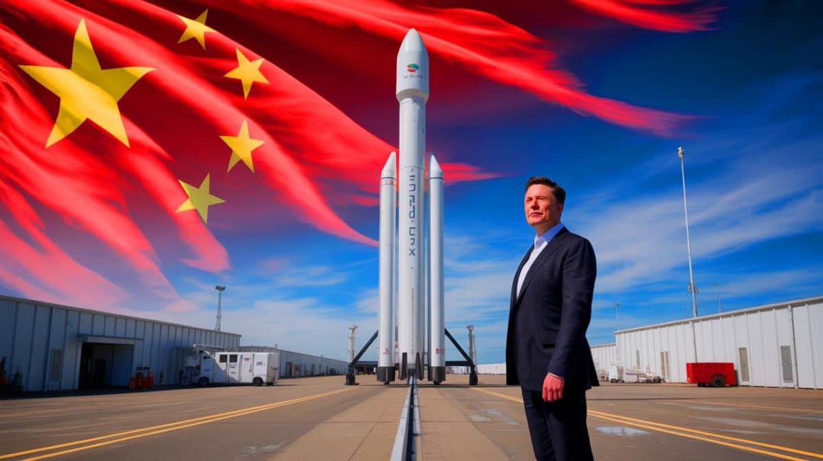 “They Took China’s Money”: SpaceX’s Secret Investors Spark National Security Panic in Washington (and Lawmakers Want Answers) Illustration of Elon Musk's SpaceX and its financial ties to Chinese investors amidst U.S. military contract concerns.
