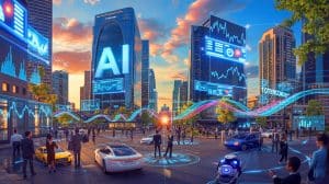Illustration of the U.S. Economy's Reliance on the Artificial Intelligence Industry.