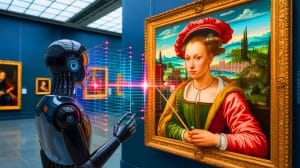 “He Didn’t Paint That Face”: AI Uncovers Hidden Hand in Raphael’s Masterpiece (and It’s Forcing Experts to Rethink Art History) Illustration of AI Analysis Uncovering Details in Raphael's Madonna della Rosa Painting.