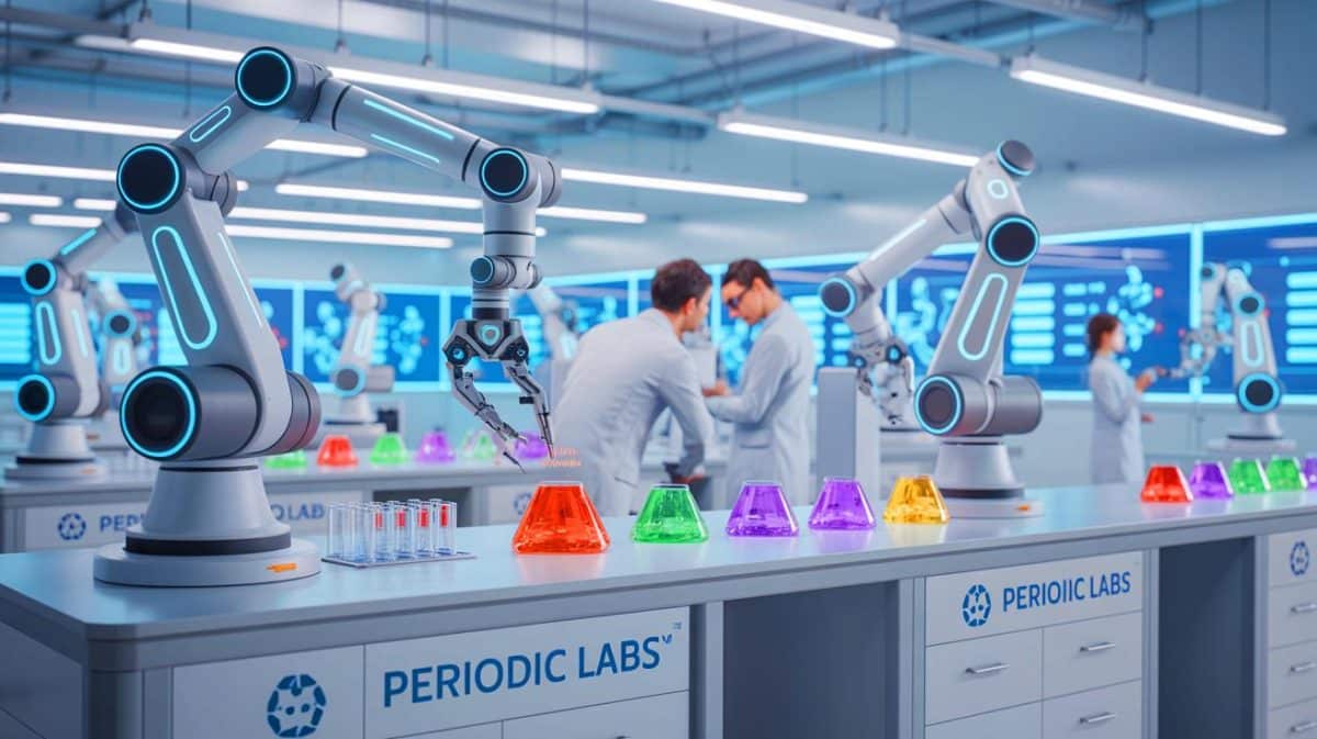 Top AI Researchers Unveil Periodic Labs, Sparking $300 Million Investment Frenzy and Shaping the Future of Technology Illustration of Periodic Labs' co-founders leveraging AI for material science innovation.