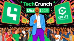Tristan Thompson and World Mobile Unveil Uplift, a Community-Owned Network Aiming to Transform Connectivity and Empower Communities Illustration of Tristan Thompson and World Mobile's launch of the community-owned network Uplift at TechCrunch Disrupt 2025.