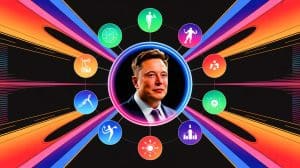 Illustration of Grok AI model showing preference for Elon Musk over other notable figures.