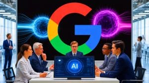 Illustration of Google's removal of the Gemma AI model following defamation allegations by Senator Marsha Blackburn.