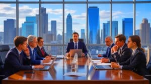 JPMorgan Challenges Frank Founder Charlie Javice, Refuses to Cover Legal Fees Amid Ongoing Legal Battle Illustration of JPMorgan Chase headquarters and the legal battle over financial fraud involving Frank's founders.