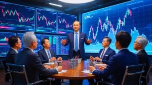 SoftBank’s Sale of Nvidia Shares Sparks Market Uncertainty, Raising Concerns Over Future Tech Investments Illustration of Masayoshi Son's decision to sell SoftBank's Nvidia stake and focus on AI investments.