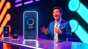 Viral Hype Alone Isn’t Enough, Cluely’s Roy Lee Warns, Highlighting the Need for Genuine Audience Connection Illustration of Roy Lee discussing Cluely's marketing strategy and product pivot at TechCrunch Disrupt.