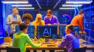 Amazon Empowers Startups with Free AI Coding Tool, Kiro, Sparking Innovation and Growth in Tech Industry Illustration of Amazon offering its AI coding tool Kiro Pro+ for free to select early-stage startups.