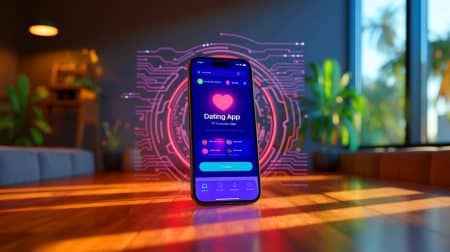 Hinge CEO Steps Down, Launches Overtone AI Dating App to Transform Modern Romance and Challenge Traditional Platforms Illustration of the launch of Overtone, an AI-driven dating app, by former Hinge CEO Justin McLeod.
