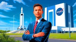 Illustration of Jared Isaacman confirmed as NASA's next administrator amidst significant challenges and opportunities in space exploration.