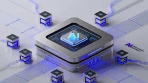 Illustration of Unconventional AI's energy-efficient computer concept.